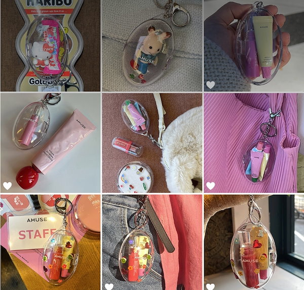 Qoo10] アミューズ 【カスタムキーリング】 ベベティント (