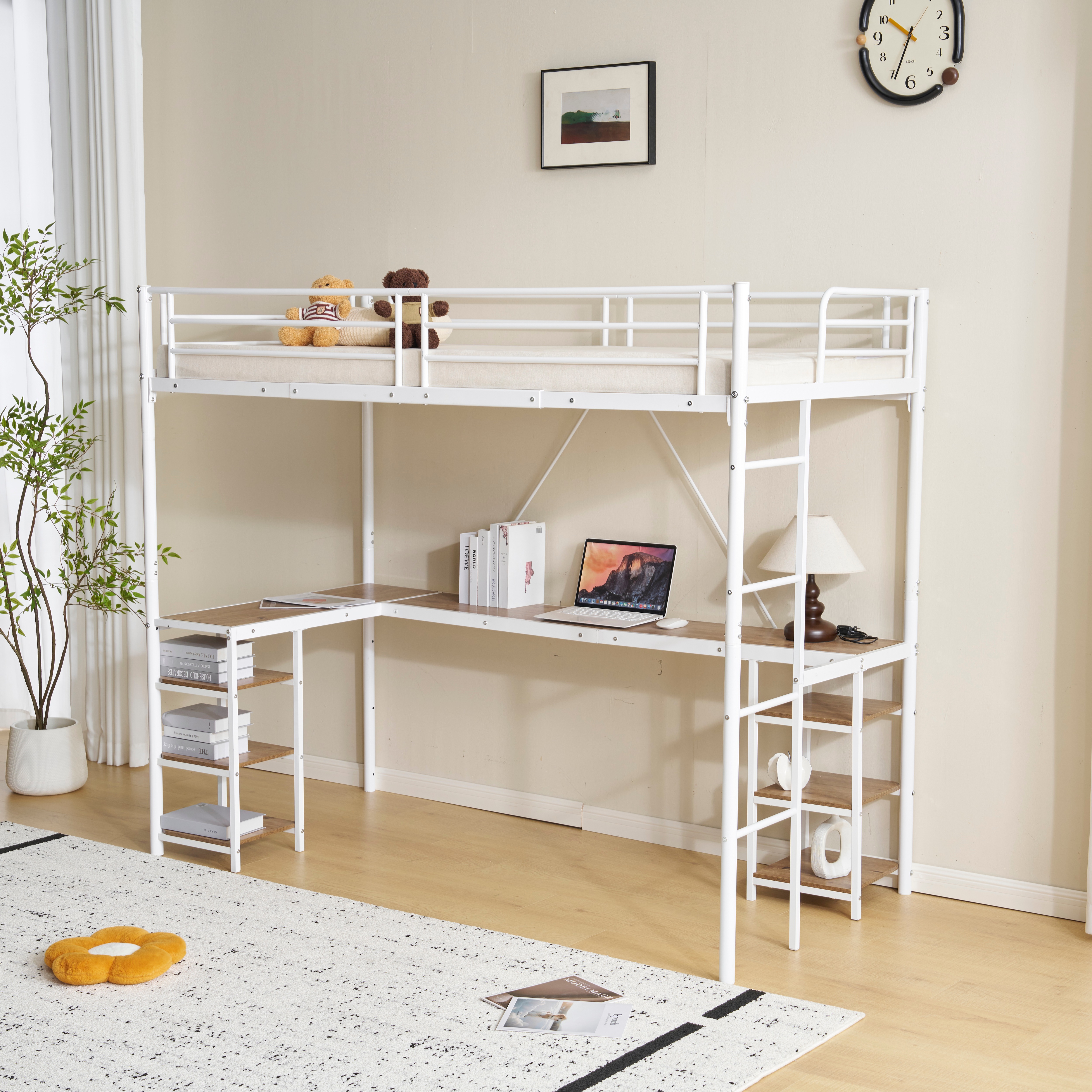 64ロフトベッド パイプベッド シングル デスク付き 収納棚 ハシゴ付き 左右入れ替え可能 ロフトベッド 収納 大人 一人暮らし 子供ベッド 北欧風 二段ベッド 子供部屋 スチール 耐震 パイプ 64ロフトベッド パイプベッド シングル デスク付き 収納棚 ハシゴ付き 左右入れ替え可能 ロフトベッド 収納 大人 一人暮らし 子供ベッド 北欧風 二段ベッド 子供部屋 スチール 耐震 パイプ