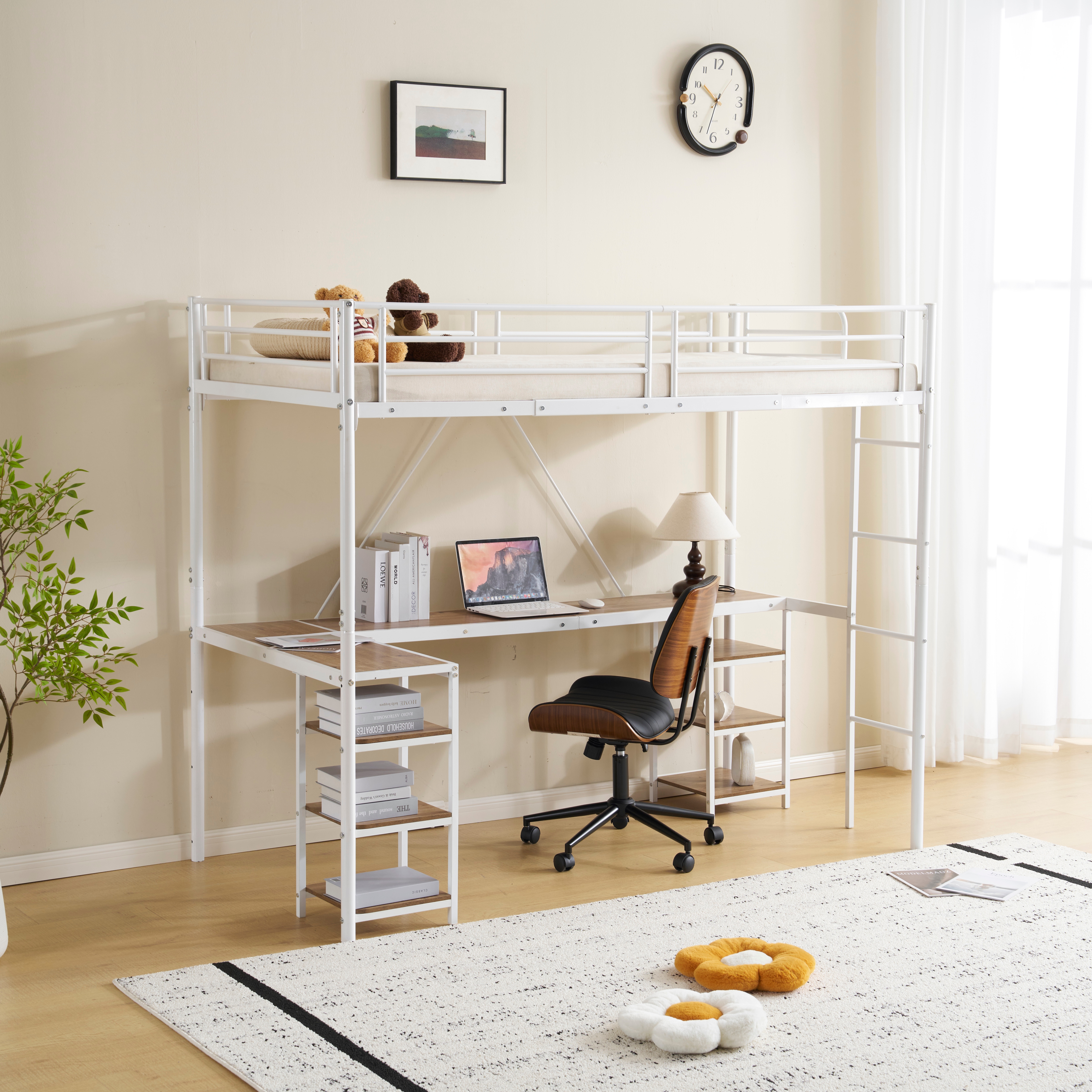 64ロフトベッド パイプベッド シングル デスク付き 収納棚 ハシゴ付き 左右入れ替え可能 ロフトベッド 収納 大人 一人暮らし 子供ベッド 北欧風 二段ベッド 子供部屋 スチール 耐震 パイプ 64ロフトベッド パイプベッド シングル デスク付き 収納棚 ハシゴ付き 左右入れ替え可能 ロフトベッド 収納 大人 一人暮らし 子供ベッド 北欧風 二段ベッド 子供部屋 スチール 耐震 パイプ