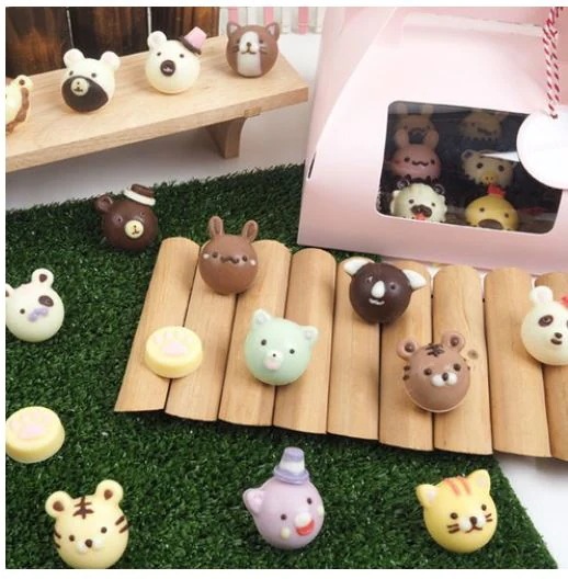 [1 + 1] ブームストーリー 動物の顔 チョコレート作りセット