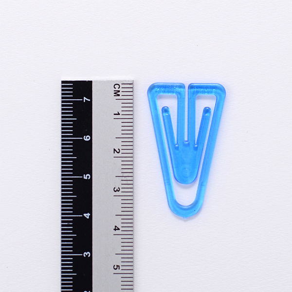 （まとめ買い）LAUREL（ローレル） クリスタルプラスチッククリップ 20x35mm アソート 50個入 1306-96 [x10]