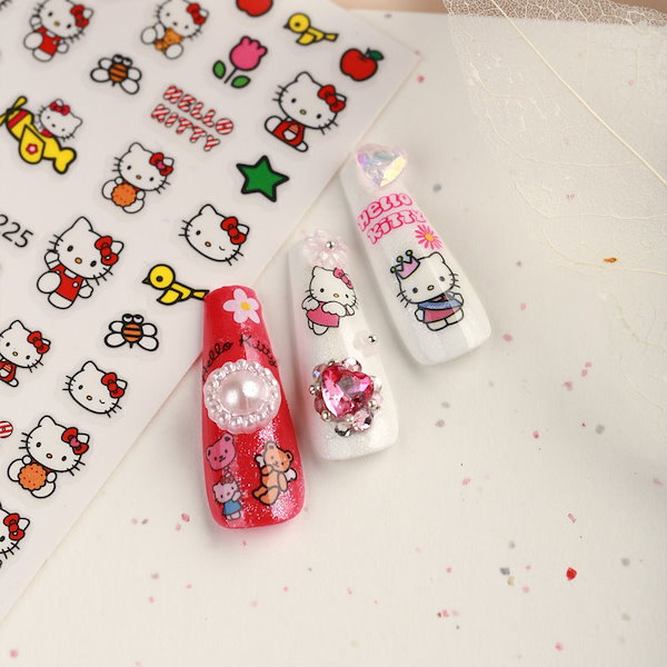 Qoo10] サンリオ かわいい キティ ネイルステッ