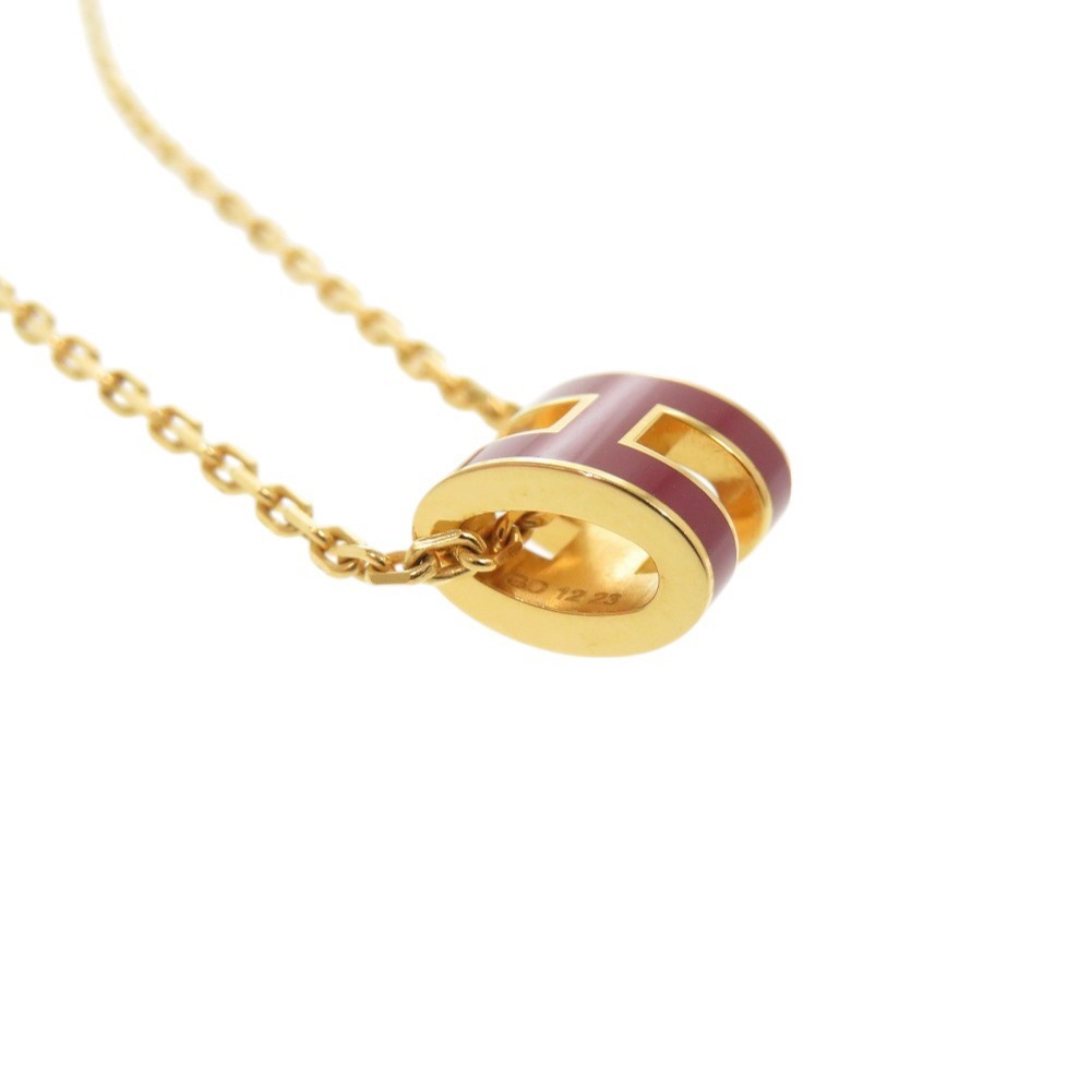 新品同様 ミニポップアッシュH ネックレス メタル ボルドー 0182【中古】 レディース 新品同様 ミニポップアッシュH ネックレス メタル ボルドー 0182【中古】 レディース