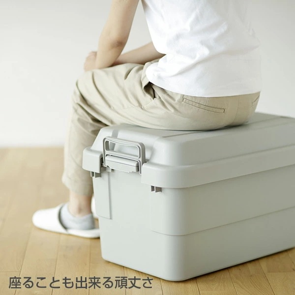 トランクカーゴ 座れる 収納ボックス 収納ケース コンテナボックス おしゃれ 2個セット70L*2 TC-70*2 トランクカーゴ 座れる 収納ボックス 収納ケース コンテナボックス おしゃれ 2個セット70L*2 TC-70*2