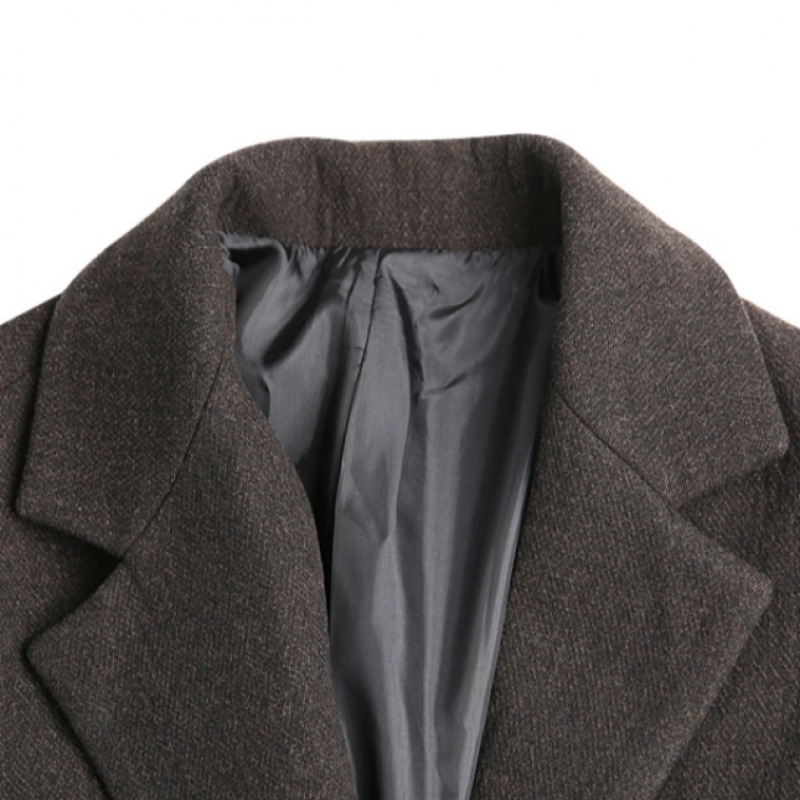 ウイブークルウールジャケットディープブラウン OU1273