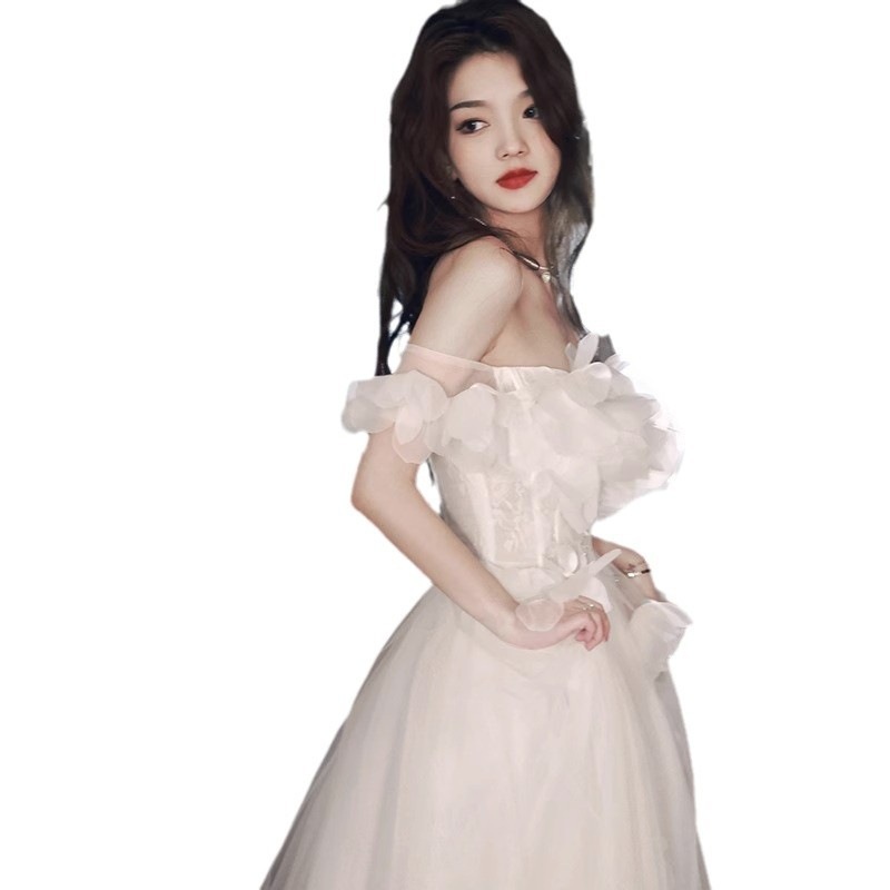 イブニングドレス ロングドレス オフショルダー 白 チュール ドレス 姫系 お姫様 発表会ドレス ホワイト オフショル パーティードレス 成人式ドレス 可愛い ロング Aライン XS S M L XL イブニングドレス ロングドレス オフショルダー 白 チュール ドレス 姫系 お姫様 発表会ドレス ホワイト オフショル パーティードレス 成人式ドレス 可愛い ロング Aライン XS S M L XL