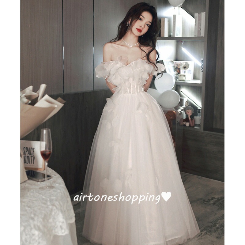 イブニングドレス ロングドレス オフショルダー 白 チュール ドレス 姫系 お姫様 発表会ドレス ホワイト オフショル パーティードレス 成人式ドレス 可愛い ロング Aライン XS S M L XL イブニングドレス ロングドレス オフショルダー 白 チュール ドレス 姫系 お姫様 発表会ドレス ホワイト オフショル パーティードレス 成人式ドレス 可愛い ロング Aライン XS S M L XL