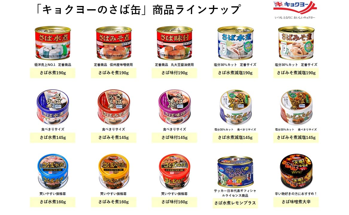 キョクヨー さば味噌煮 190g×24個