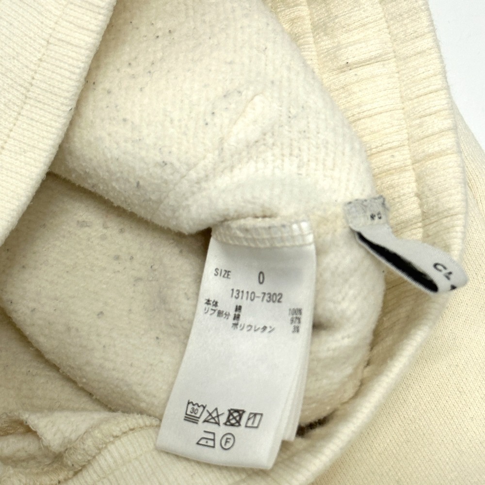 パンツ 13110-7302 スエット コットン ホワイト