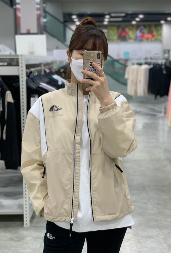 RESTON JACKET NJ3LN01 マウンテンパーカー ウィンドブレーカー スタンド ジッパー ジャケット ノースフェイス ホワイトラベル  WHITE LABEL 韓国 限定 新作 2022