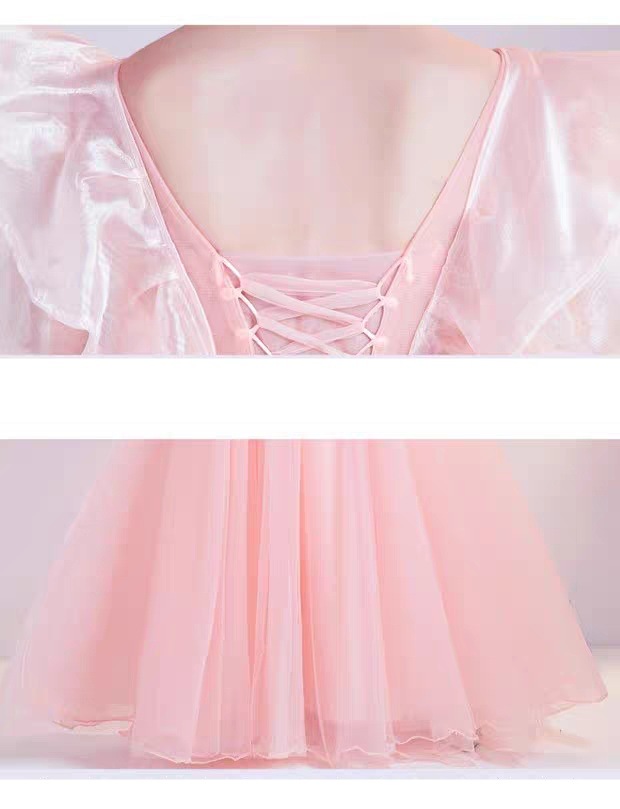 ウエディンドレス プリンセスライン パーティードレス ワンピース レディース ロング丈 ピンク フラワー 超豪華 レース 洋装 結婚式 二次会