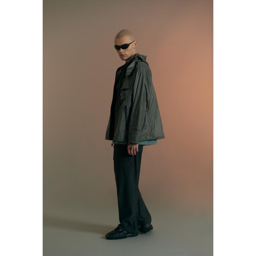 [Bobcat] メソソフトシェル 2WAY ジャケット-グレー