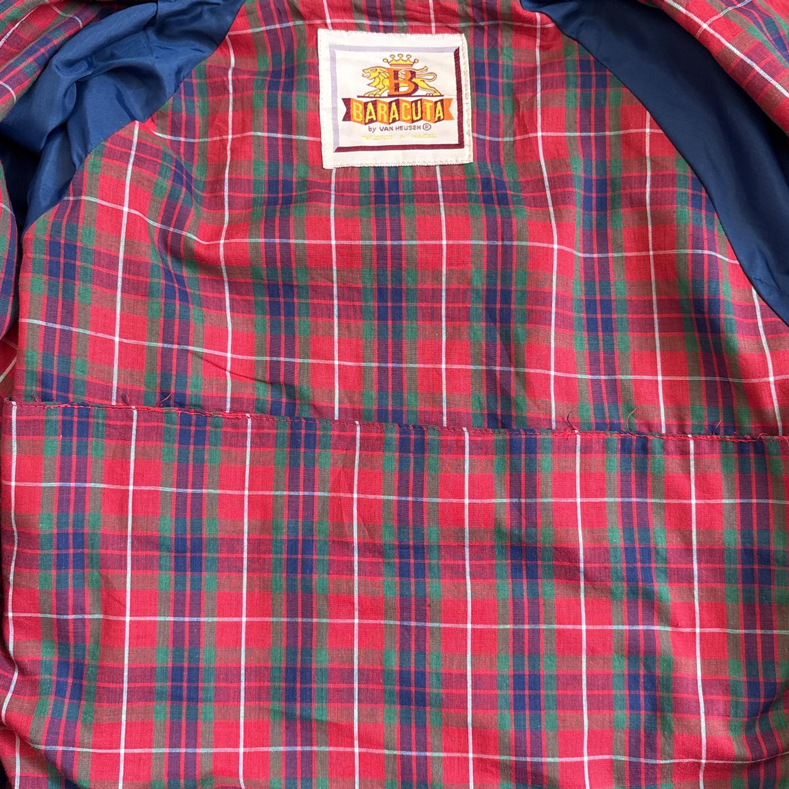 古着 ハリントンジャケット スウィングトップ 裏地チェック チンスト