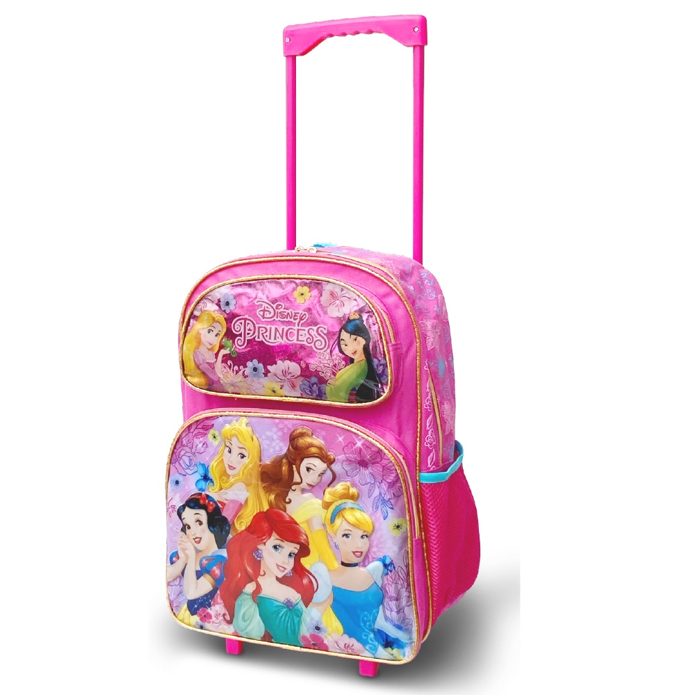 Disney Princess ディズニープリンセス　キャリーケース Qoo10] ディズニー プリンセス こども用キャリーバッグ L