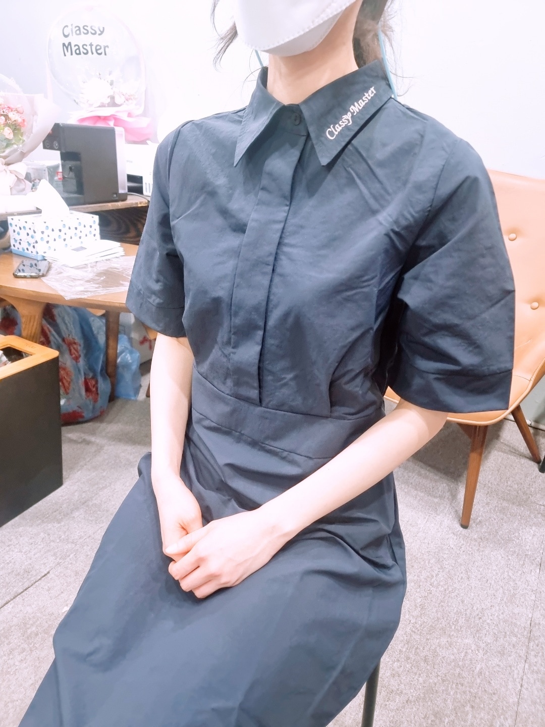 [CLASSYMASTER]クラッシーマスター colorワンピース トリミングウエア トリマー服 グルーミング グルーマー ペットサロン