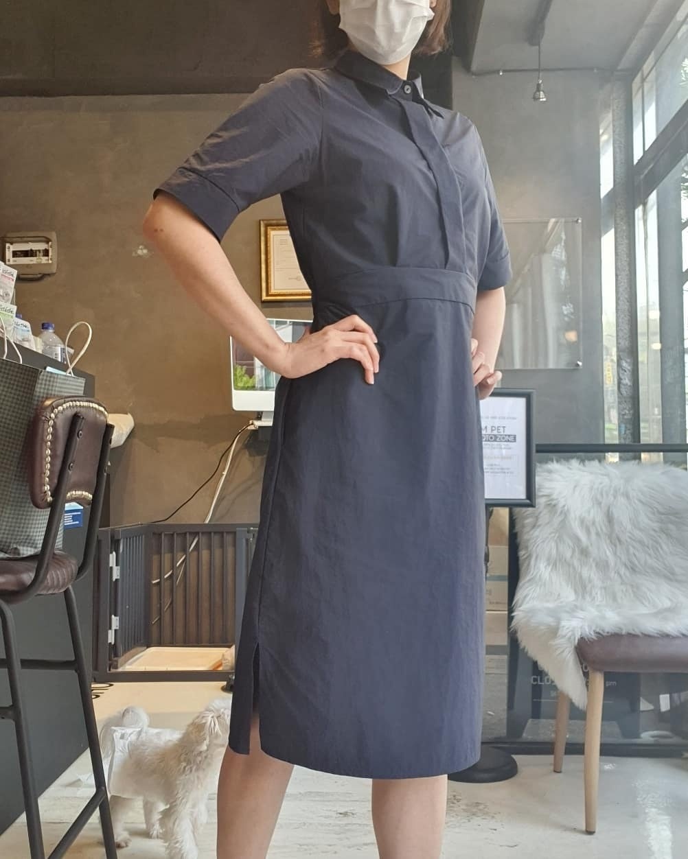 [CLASSYMASTER]クラッシーマスター colorワンピース トリミングウエア トリマー服 グルーミング グルーマー ペットサロン