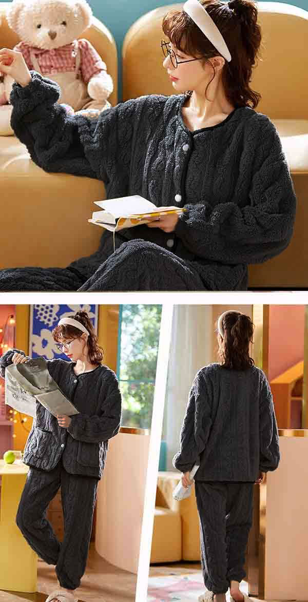 【激安開催!】ルームウェア 寝巻き 寝間着 かわいい 萌え 暖かい ズボン付き 小柄 パジャマ 着心地よい レディース ゆったり 気持ちいい 癒し感 長袖パジャマ お揃い 前開き サンゴベルベット 冬 【激安開催!】ルームウェア 寝巻き 寝間着 かわいい 萌え 暖かい ズボン付き 小柄 パジャマ 着心地よい レディース ゆったり 気持ちいい 癒し感 長袖パジャマ お揃い 前開き サンゴベルベット 冬