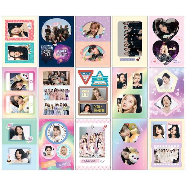 TWICE ステッカー Amazon.co.jp: TWICE トゥワイス 【ステッカーセット 87枚入