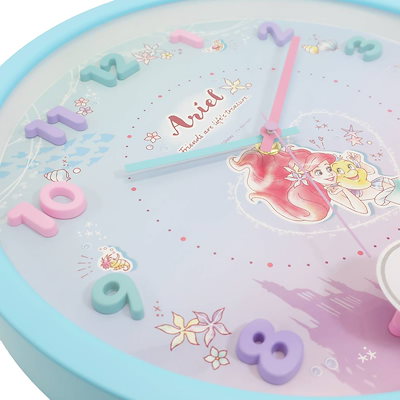 Qoo10] TS FACTORY リトルマーメイド アリエル 壁掛け時計 : 家具