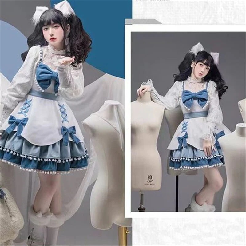 ゴスロリ風 jsk リボン 日常制服 痩せて見える リボン ロリータ ワンピース ゴスロリ風 jsk リボン 日常制服 痩せて見える リボン ロリータ ワンピース