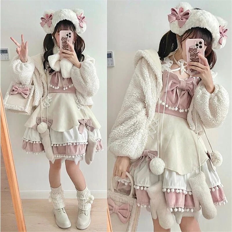 ゴスロリ風 jsk リボン 日常制服 痩せて見える リボン ロリータ ワンピース ゴスロリ風 jsk リボン 日常制服 痩せて見える リボン ロリータ ワンピース