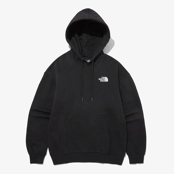 COTTON NSE BOX LOGO HOODIE NM5PP42 スウェット トレーナー パーカー フード フーディ 綿 オーバーサイズ  レディース メンズ ユニセックス ノースフェイス ロゴ 韓