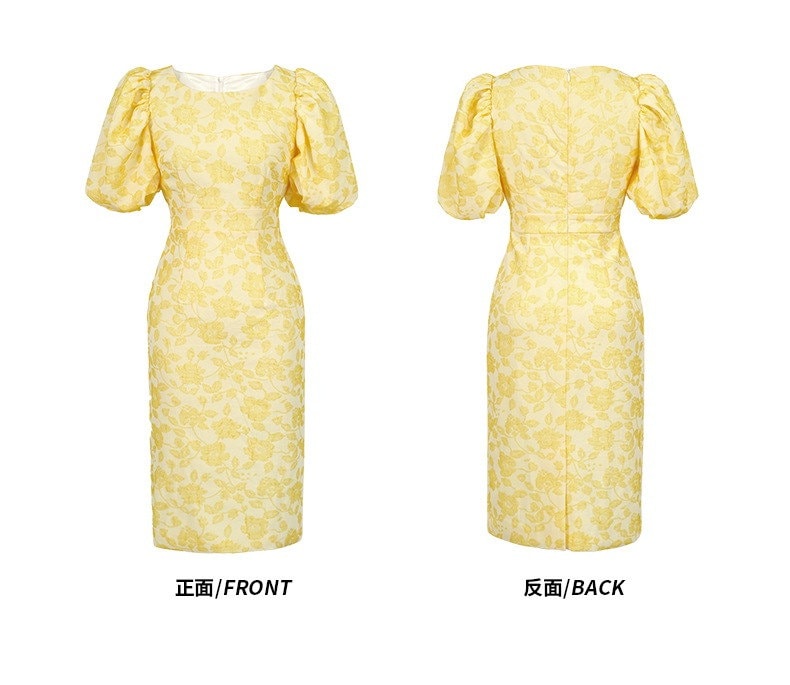 フリル スリム ワンピース イェロー ドレス パーティー キャバ 着痩せ 大人 お呼ばれ 同窓会 フリル スリム ワンピース イェロー ドレス パーティー キャバ 着痩せ 大人 お呼ばれ 同窓会