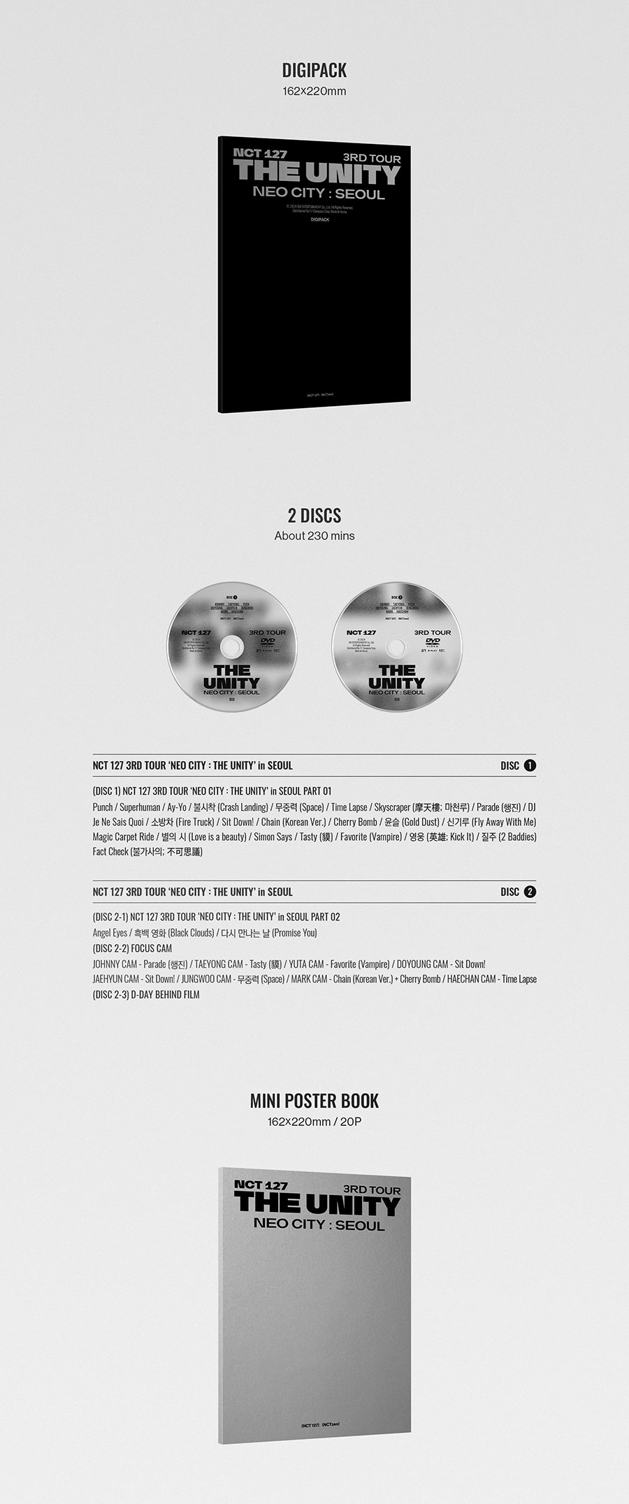 (+SHOP特典/ DVD) NCT 127 3RD TOUR _ NEO CITY SEOUL - THE UNITY