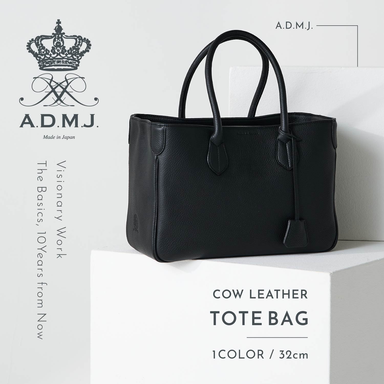 トートバッグ レディース A4 本革 ブラック 黒 ACS01085