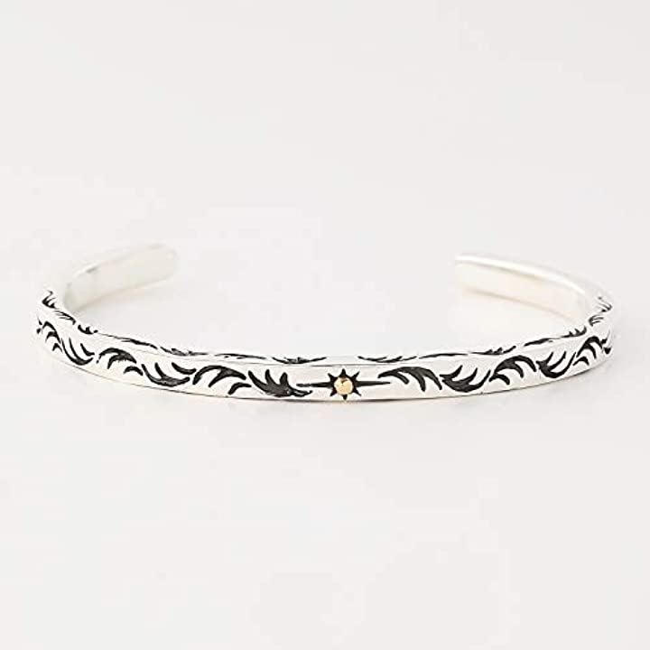 シルバー925 バングル サンライズ 太陽 アラベスク 唐草 ネイティブ cmy190202-3 c シルバー925 バングル サンライズ 太陽 アラベスク 唐草 ネイティブ cmy190202-3 c