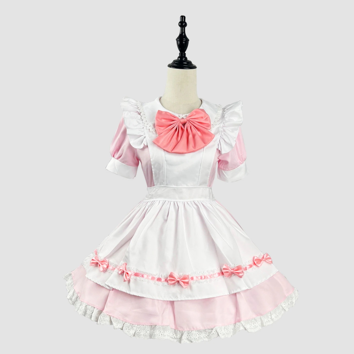 【2025新作】日韓甘くてかわいいピンク白いメイド服コスプレロリータlolita2次元柔らかい妹メイド制服 【2025新作】日韓甘くてかわいいピンク白いメイド服コスプレロリータlolita2次元柔らかい妹メイド制服