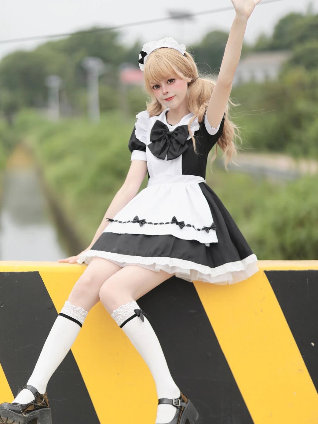 【2025新作】日韓甘くてかわいいピンク白いメイド服コスプレロリータlolita2次元柔らかい妹メイド制服 【2025新作】日韓甘くてかわいいピンク白いメイド服コスプレロリータlolita2次元柔らかい妹メイド制服