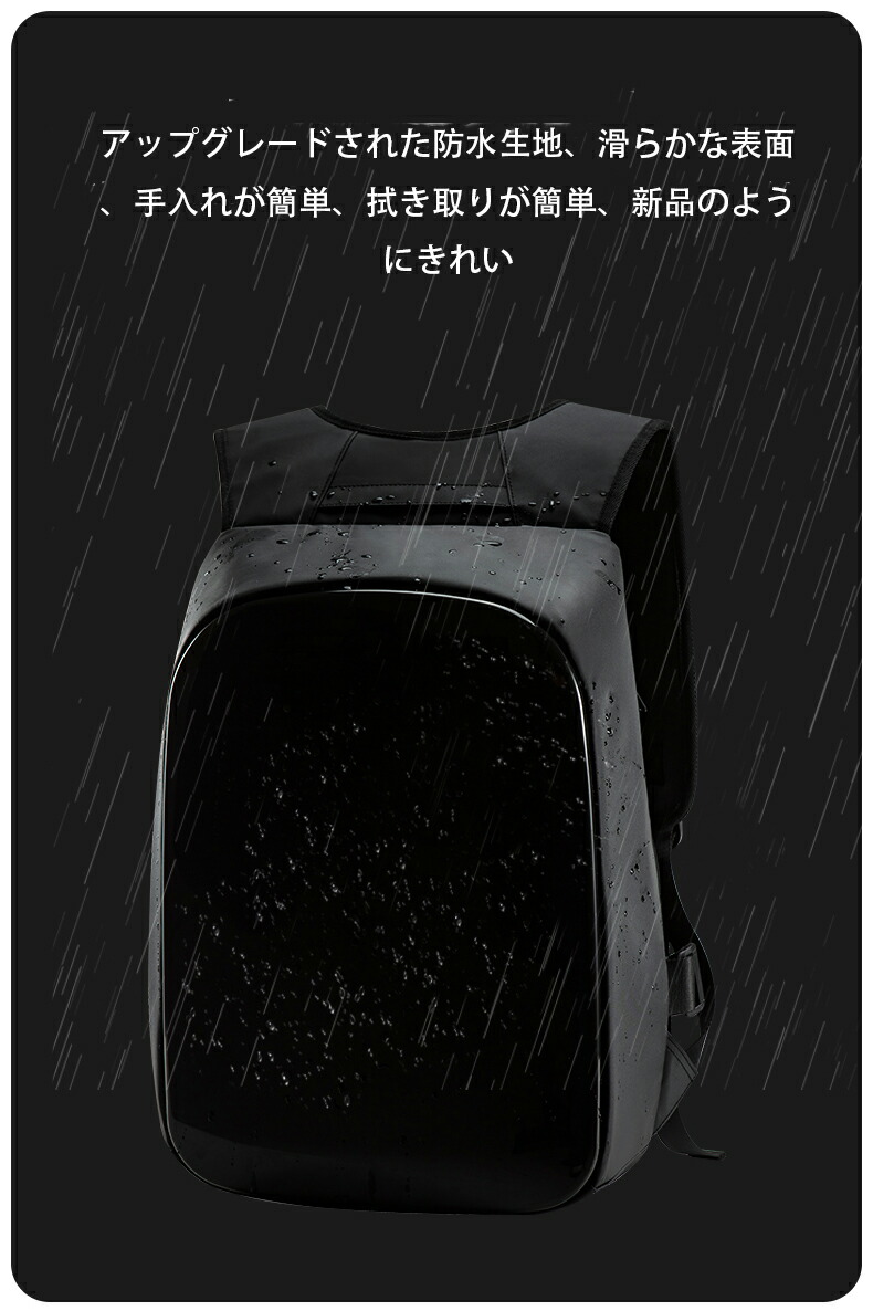 KWQ バックパック 防水 LED ディスプレー 宣伝 ビジネス