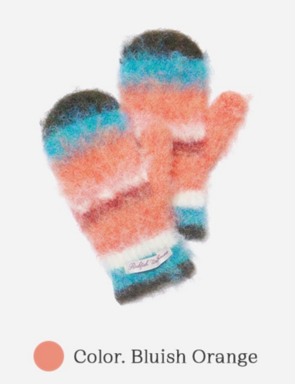 STRIPE SHAGGY MITTENS 5色 [公式正規品]
