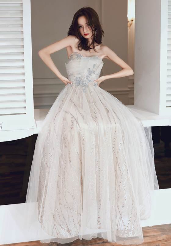 レディース ドレス 演奏会用 パーティー ロング マキシ丈 Aライン