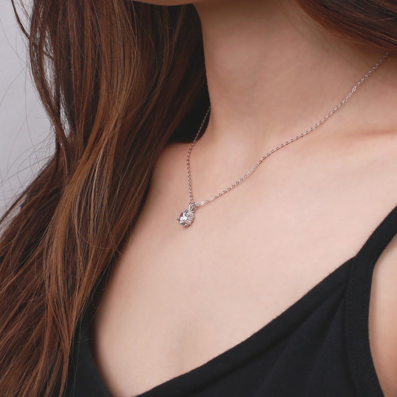 S925 ワンドロップ 一滴 ネックレス [fhns026-silver]