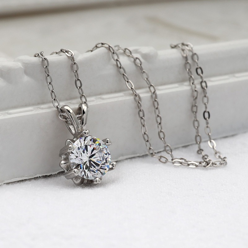 S925 ワンドロップ 一滴 ネックレス [fhns026-silver]