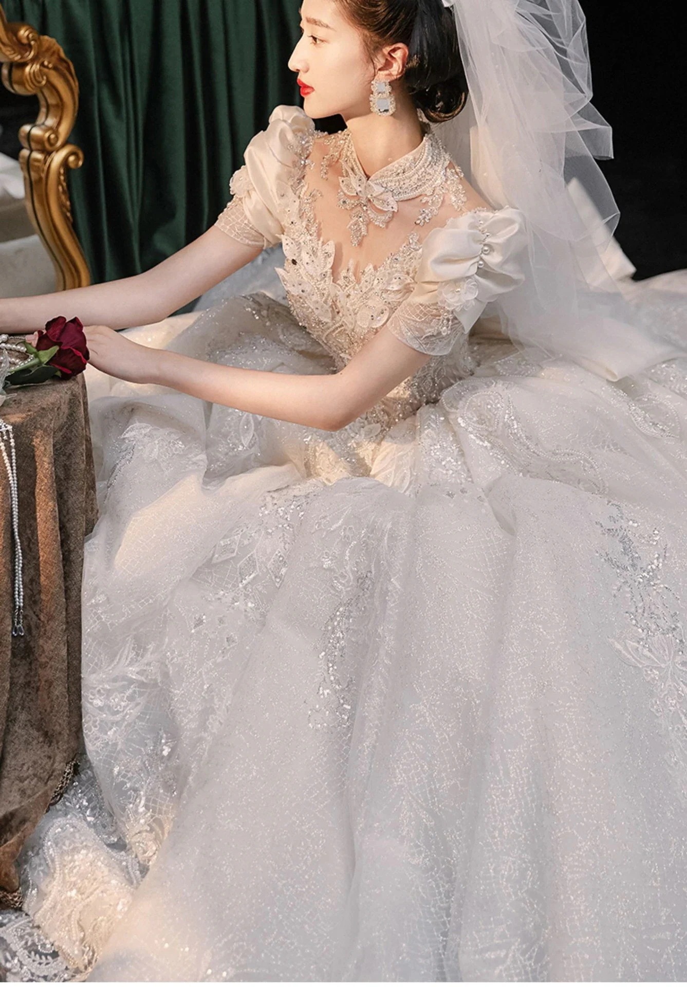 パーティードレス大人気 新商品 高級感 気質 花嫁ロングドレス 成人式 ドレス 演奏会 卒業式 ドレス 結婚式ワンピース ウェディングドレス ロングドレス