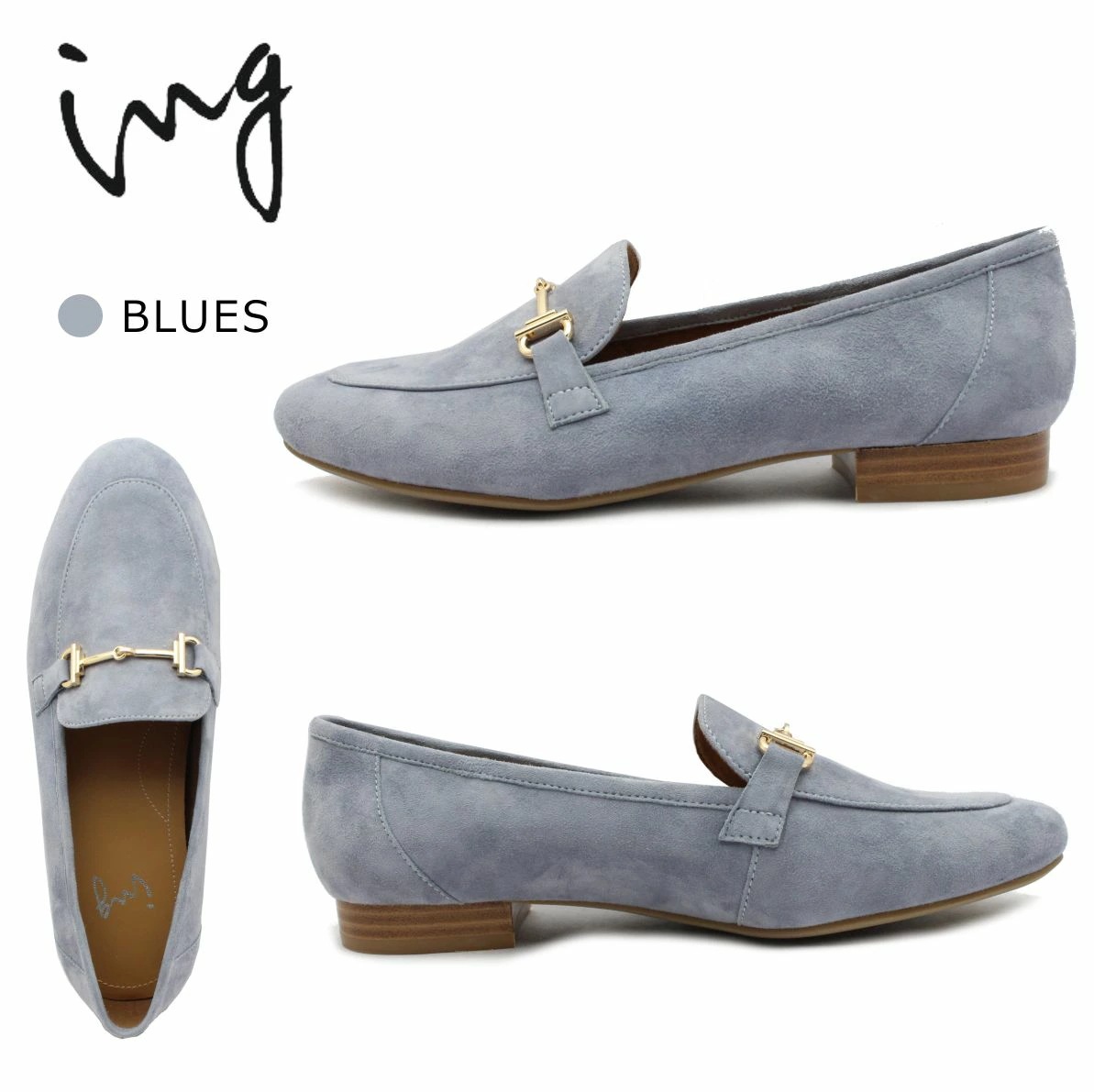 イング ing レディース ビット ローファー パンプス 本革 婦人靴 IGKK 12107 ブラック ブラウン ブルー ベージュスエード イング ing レディース ビット ローファー パンプス 本革 婦人靴 IGKK 12107 ブラック ブラウン ブルー ベージュスエード