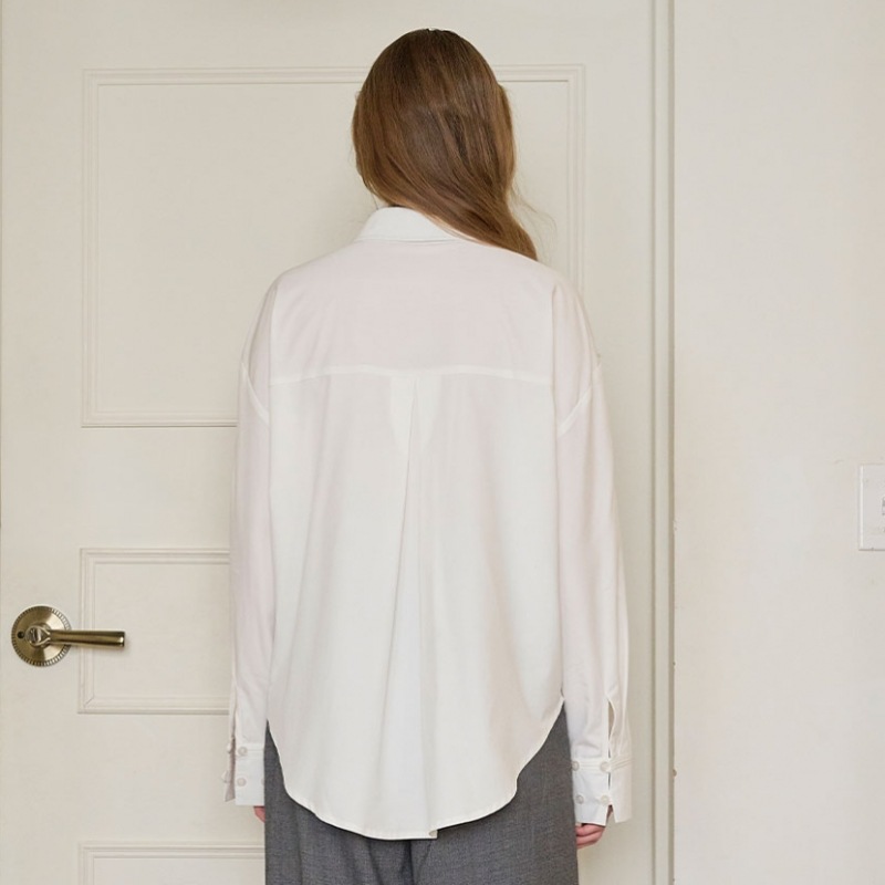 バイタルサインオーバーサイズリンクルフリーシャツ