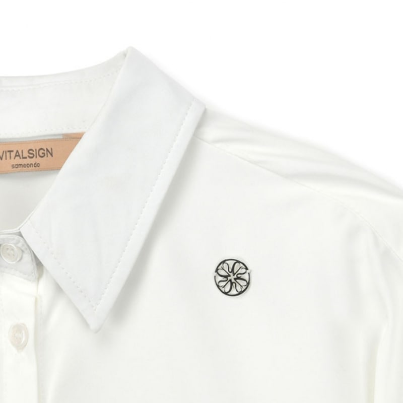 バイタルサインオーバーサイズリンクルフリーシャツ