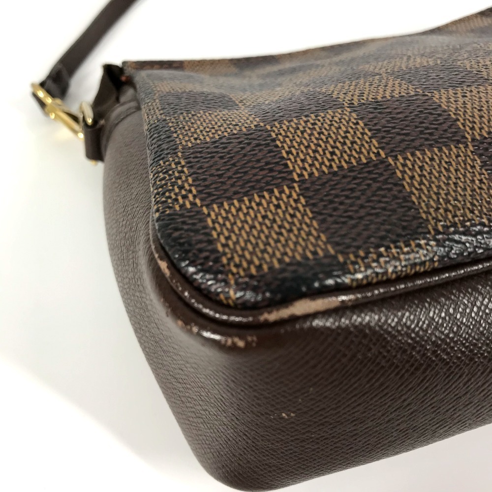 ショルダーバッグ N51982 トゥルース メイクアップ アクセサリーポーチ ダミエ カバン 肩掛け ハンドバッグ ダミエキャンバス エベヌ ブラウン ショルダーバッグ N51982 トゥルース メイクアップ アクセサリーポーチ ダミエ カバン 肩掛け ハンドバッグ ダミエキャンバス エベヌ ブラウン