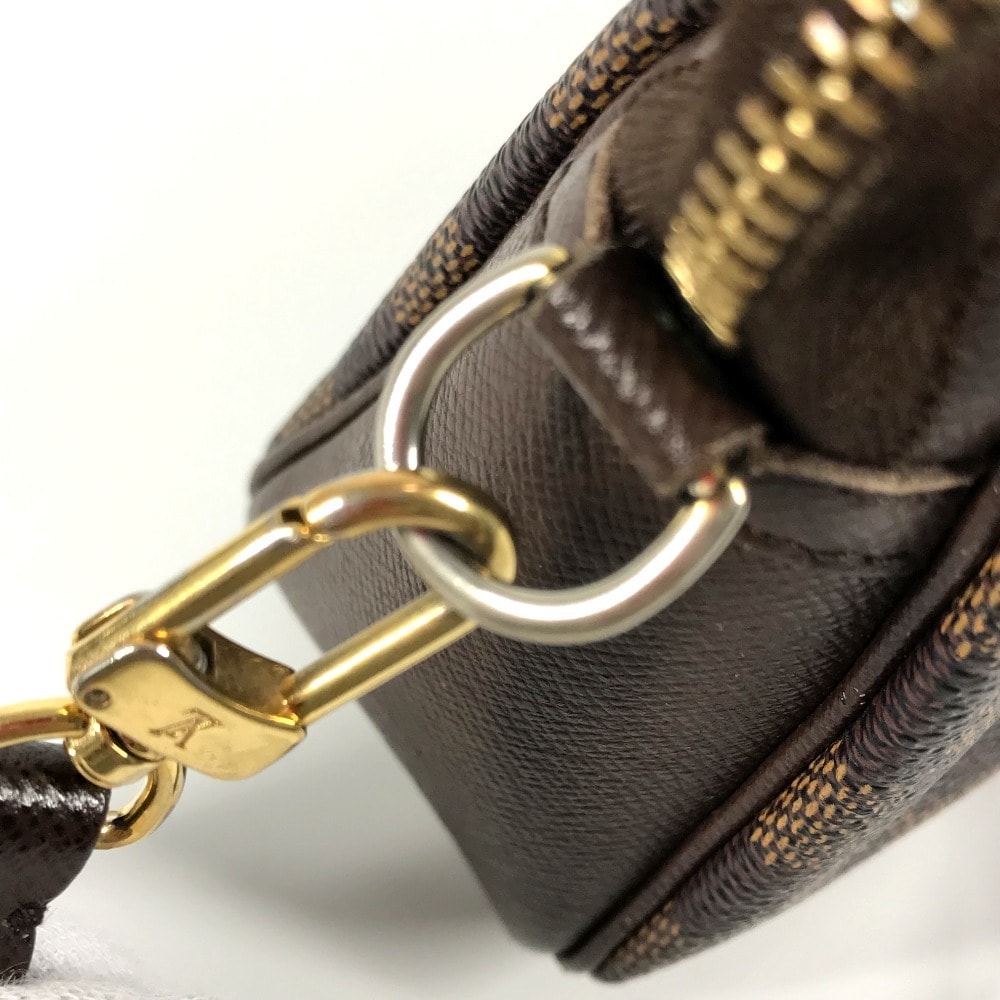 ショルダーバッグ N51982 トゥルース メイクアップ アクセサリーポーチ ダミエ カバン 肩掛け ハンドバッグ ダミエキャンバス エベヌ ブラウン ショルダーバッグ N51982 トゥルース メイクアップ アクセサリーポーチ ダミエ カバン 肩掛け ハンドバッグ ダミエキャンバス エベヌ ブラウン