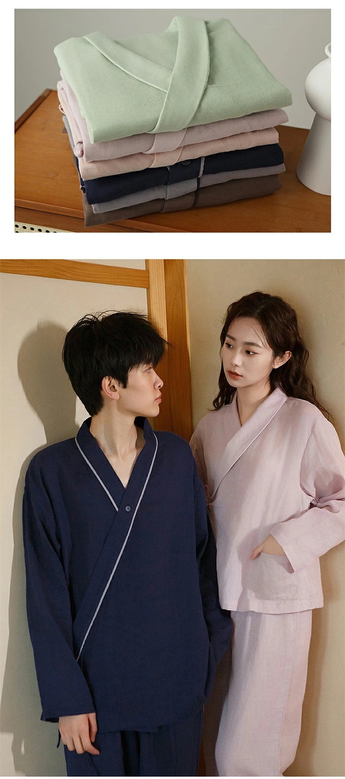 パジャマ メンズ オールシーズン パジャマ レディース 綿100% パジャマ 前開き 長袖 甚平 レディース ルームウェア レディース 夏 寝巻き ガーゼ 浴衣 上下セット 男女兼用 綿 二重ガーゼ パジャマ メンズ オールシーズン パジャマ レディース 綿100% パジャマ 前開き 長袖 甚平 レディース ルームウェア レディース 夏 寝巻き ガーゼ 浴衣 上下セット 男女兼用 綿 二重ガーゼ