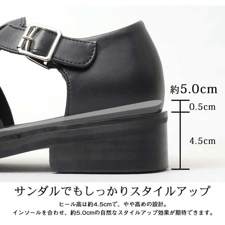 glabella グラベラ サンダル メンズ 靴 カメサンダル グルカサンダル 黒 ブラック カメ シューズ スリッポン 通気性 夏 涼しい おしゃれ トレンド 春 合皮 シンプル SQUARE TO