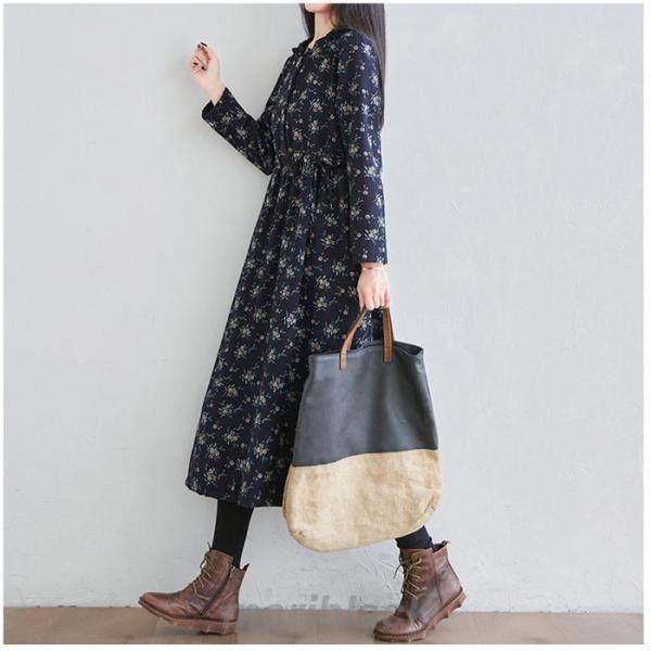 ワンピース レディース 裏起毛 冬 ロングワンピース 花柄 40代 長袖 マキシワンピース 裏ボア チュニック 秋 防寒 体型カバー 大きいサイズ ワンピース レディース 裏起毛 冬 ロングワンピース 花柄 40代 長袖 マキシワンピース 裏ボア チュニック 秋 防寒 体型カバー 大きいサイズ