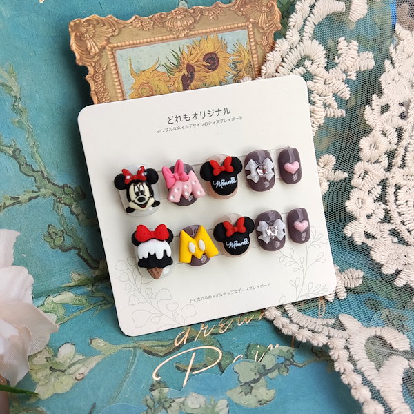 Qoo10] ネイルパーツかわいいミッキーマウス スー