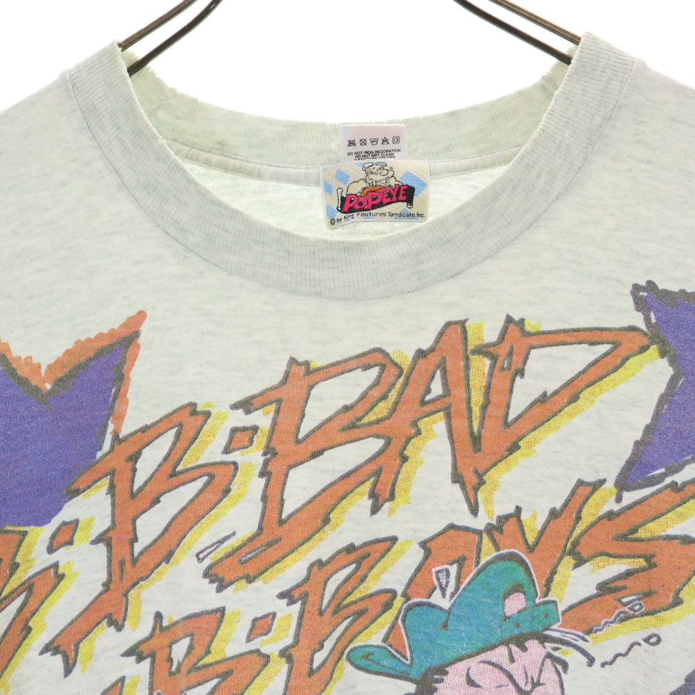 90s USA製 オールド フルーツオブザルーム プリント 半袖 Tシャツ L グレー メンズ 90s USA製 オールド フルーツオブザルーム プリント 半袖 Tシャツ L グレー メンズ