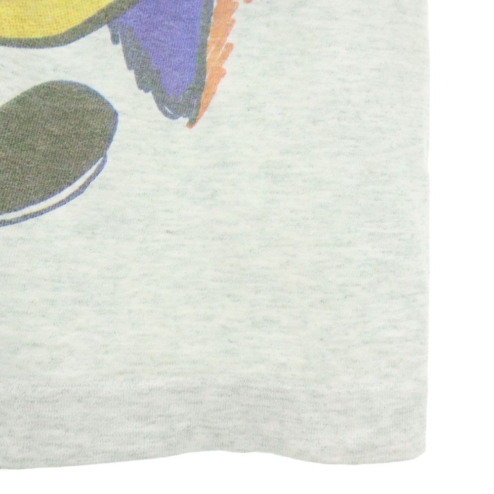 90s USA製 オールド フルーツオブザルーム プリント 半袖 Tシャツ L グレー メンズ 90s USA製 オールド フルーツオブザルーム プリント 半袖 Tシャツ L グレー メンズ