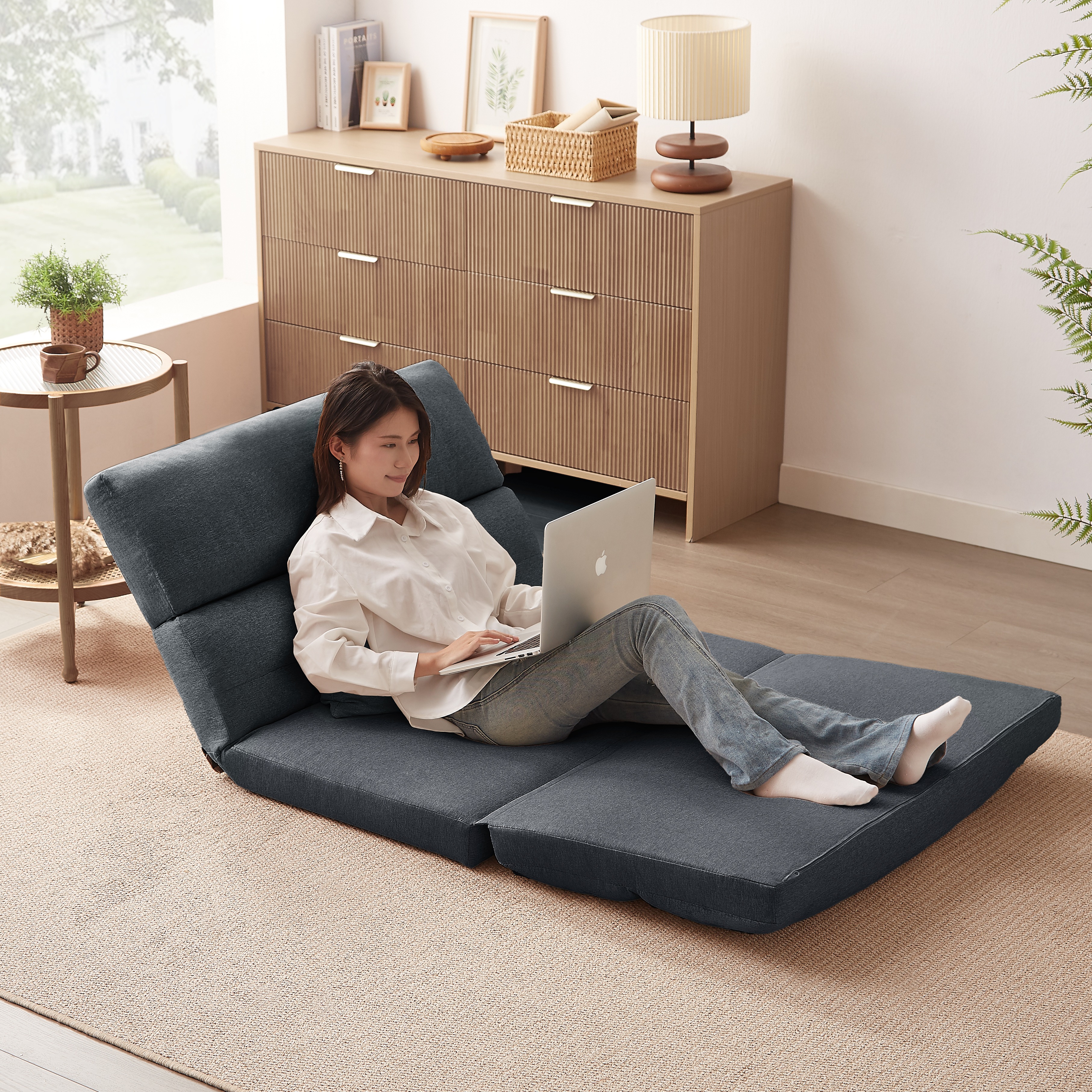 358折りたたみ ソファベッド 座椅子 幅103cm 2人掛け ソファ リクライニング 5段階 コンパクト P1/P2 おしゃれ 358折りたたみ ソファベッド 座椅子 幅103cm 2人掛け ソファ リクライニング 5段階 コンパクト P1/P2 おしゃれ